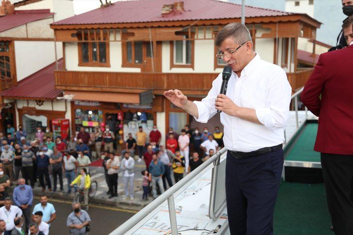 Gelecek Partisi Genel Başkanı Ahmet Davutoğlu, partisinin Oltu İlçe Teşkilatını açtı G1
