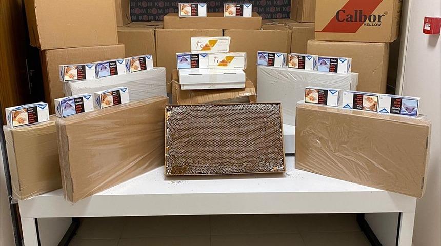 Afyonkarahisar'da 198 bin 200 bandrolsüz makaron ele geçirildi