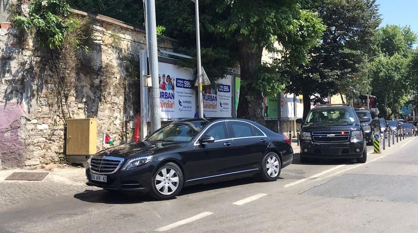 Cumhurbaşkanı Erdoğan, Filistin Devlet Başkanı Mahmud Abbas’ı kabul etti