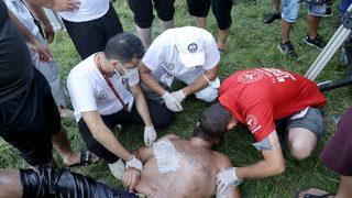 Başpehlivan Recep Kara, Kırkpınar'da baygınlık geçirdi