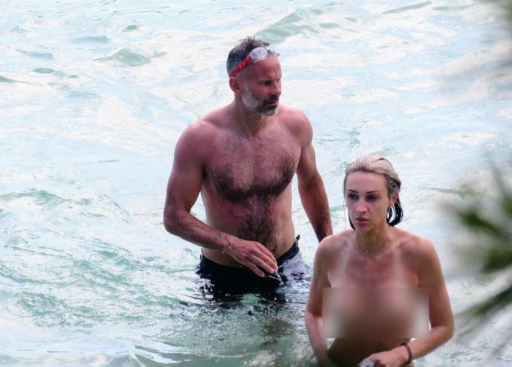 Ünlü teknik direktörün zor anları! Sevgilisi denize üstsüz girince... G4