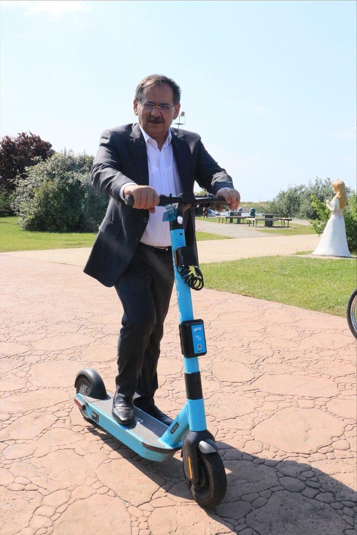 Samsun'da, ekonomik ve çevre dostu elektrikli scooter ile bisiklet kullanımı yaygınlaştırılıyor G2
