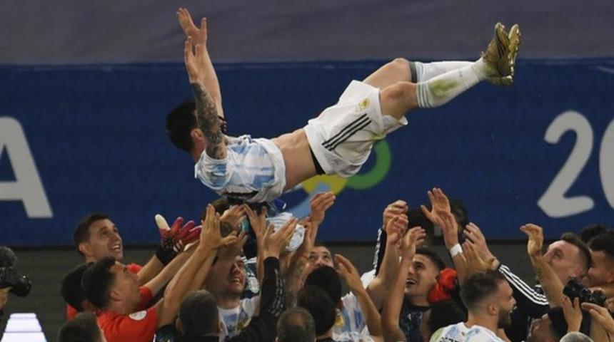 Copa America'da zafer Arjantin'in: Messi ilk b&uuml;y&uuml;k uluslararası kupasını kazandı
