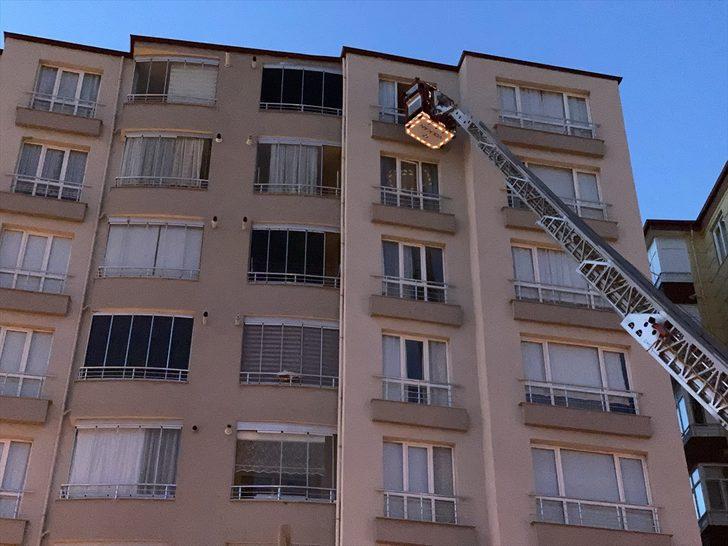 Niğde'de apartmanda çıkan yangında 10 kişi dumandan etkilendi G3