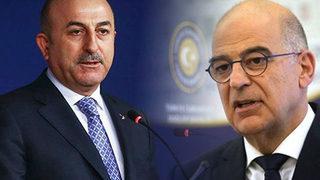 Bakan Çavuşoğlu, Yunan mevkidaşı Dendias ile görüştü!