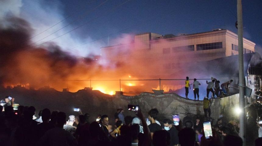 Irak'ta Covid hastanesinde yangın: En az 40 &ouml;l&uuml;
