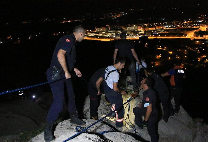 Uçurumun eşiğinde mahsur kaldı! Film gibi operasyon G1