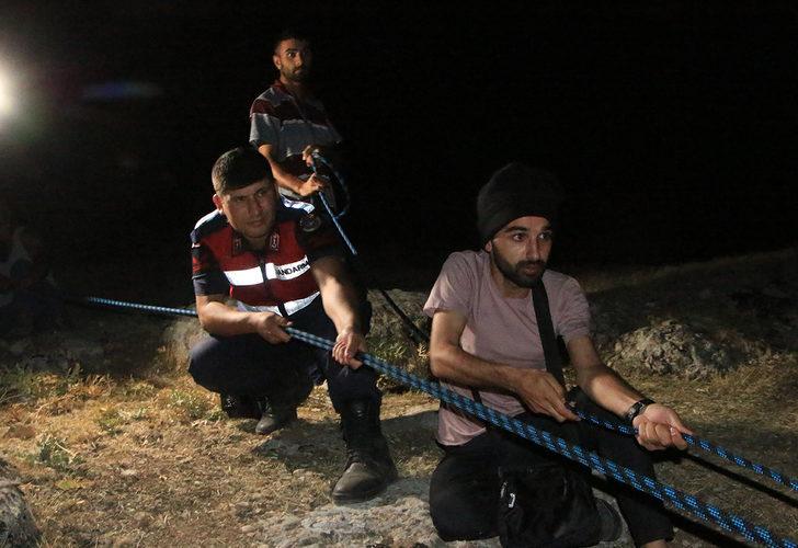 Uçurumun eşiğinde mahsur kaldı! Film gibi operasyon G5