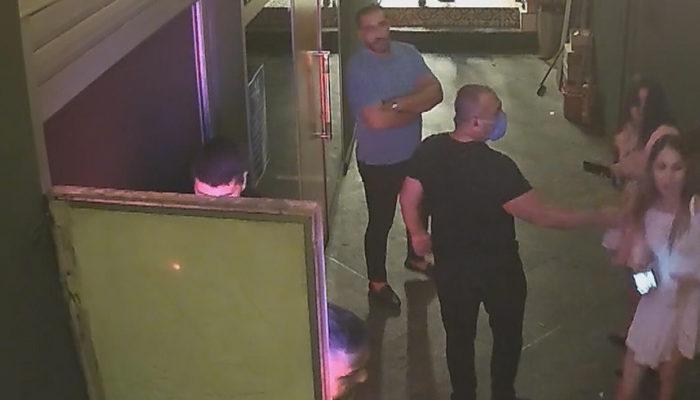 Beyoğlu'ndaki gece kulübünde dehşet anları kamerada! Gece kulübüne alınmayan kadın, güvenlik görevlisinin parmağını kopardı