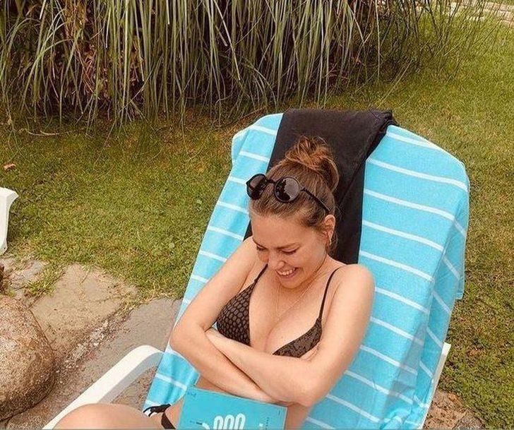 Aslı Enver'den bikinili paylaşım! Beğeni yağdı G3