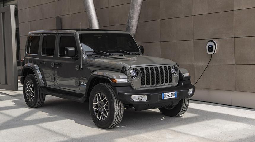 Jeep Wrangler artık elektrikli