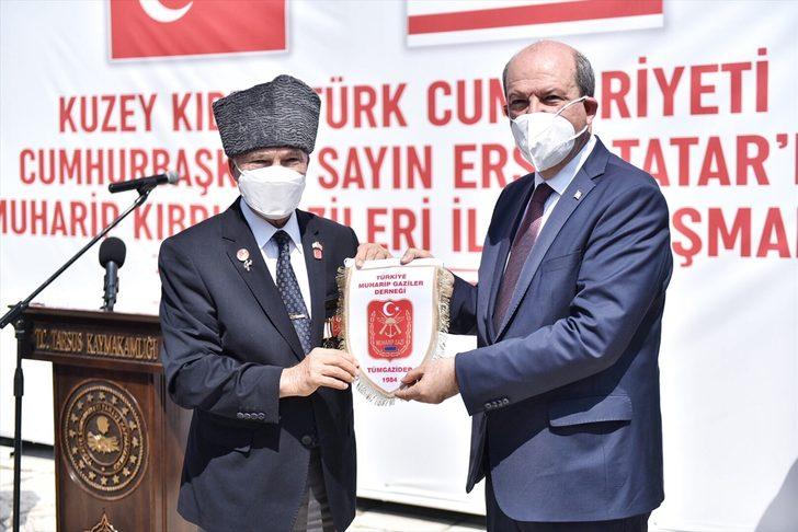KKTC Cumhurbaşkanı Ersin Tatar, Mersin'de gazilerle buluştu: G3