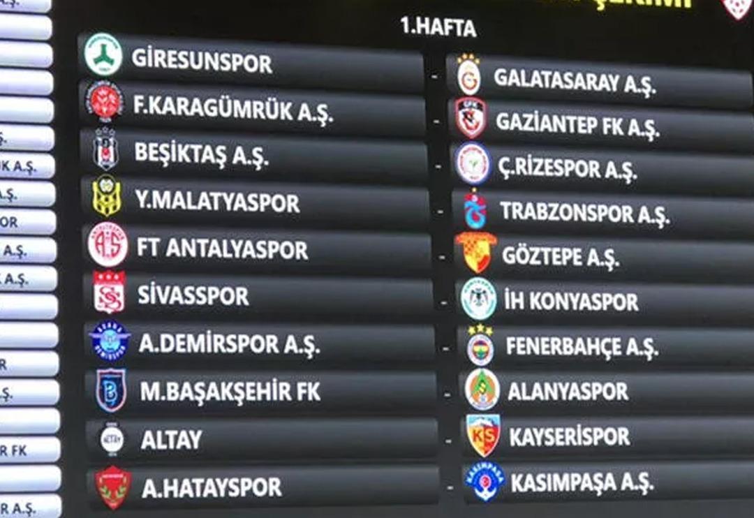 S&uuml;per Lig'de fikst&uuml;r &ccedil;ekildi! İşte derbi haftaları