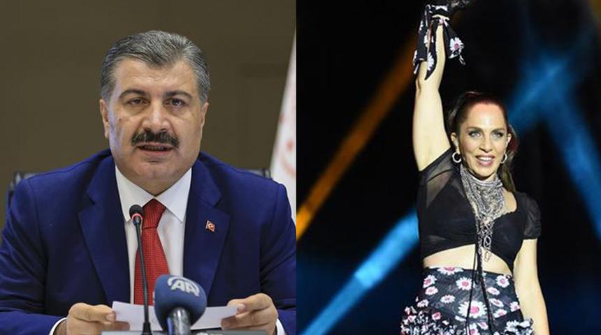 Bakan Koca'dan Sertab Erener'e teşekkür