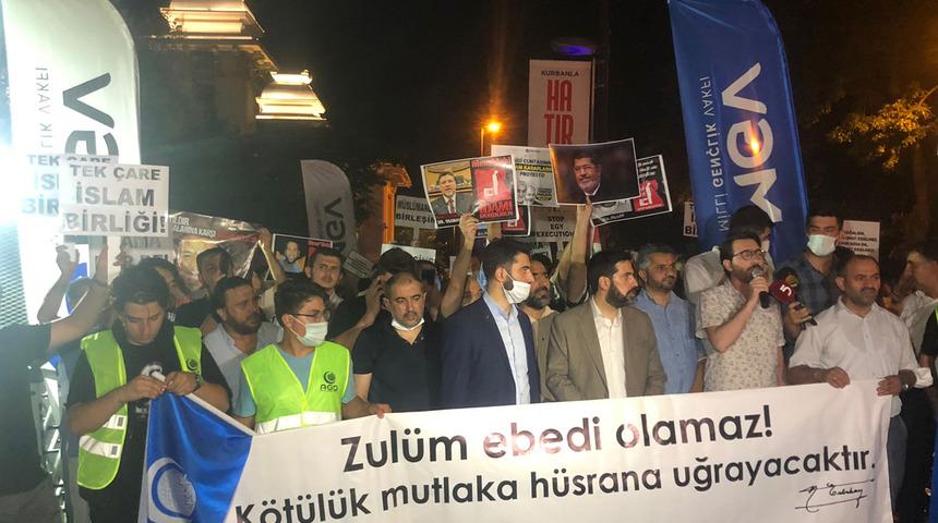 Mısır Başkonsolosluğu önünde idam protestosu