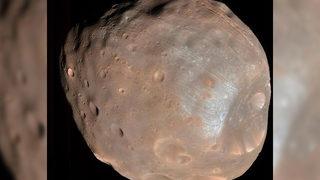 NASA'dan Phobos paylaşımı! Patates gibi görünüyor