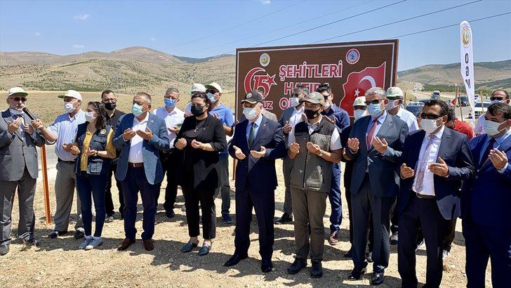 Kırşehir'de 15 Temmuz şehitlerinin hatıraları ormanda yeşerecek G2