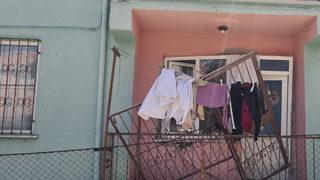 Uşak'taki bir evde gaz sıkışması sonrası patlama! 