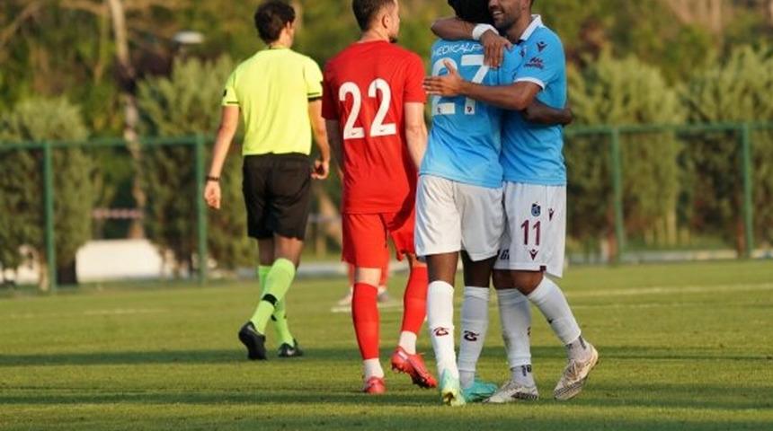 Trabzonspor'dan 8 gollü hazırlık maçı