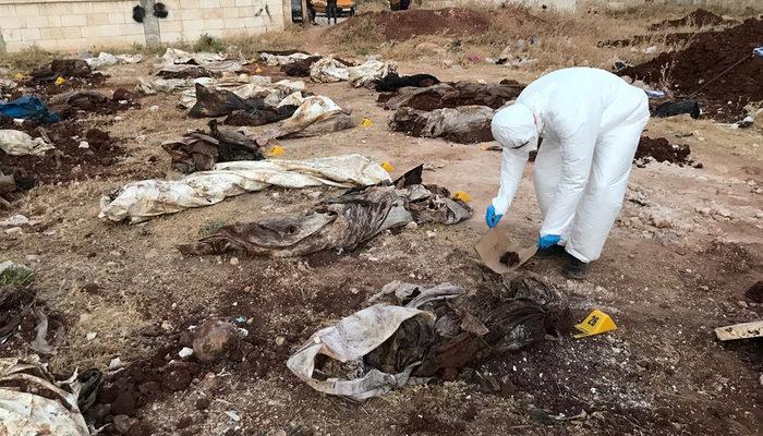 Afrin’de PKK/YPG/PYD'nin katlettiği kişilere ait toplu mezar ortaya çıktı