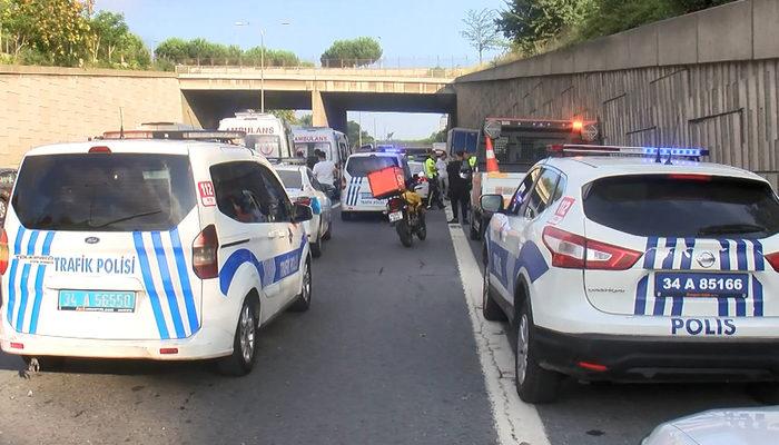 İstanbul'da polis aracıyla otomobil çarpıştı! 3 yaralı