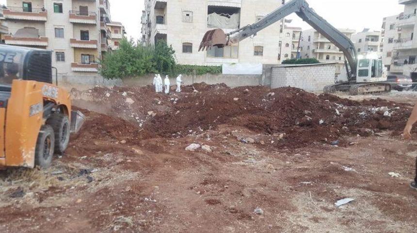  Afrin'de YPG/PKK vahşeti! Toplu mezardan çıkarılan cansız bedenlerin sayısı artıyor