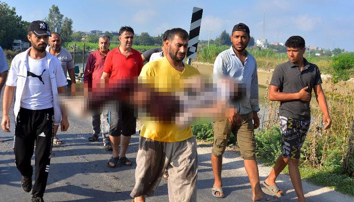 Adana'da kahreden olay! Oğlunun cansız bedenini gözyaşlarıyla kucağında taşıdı