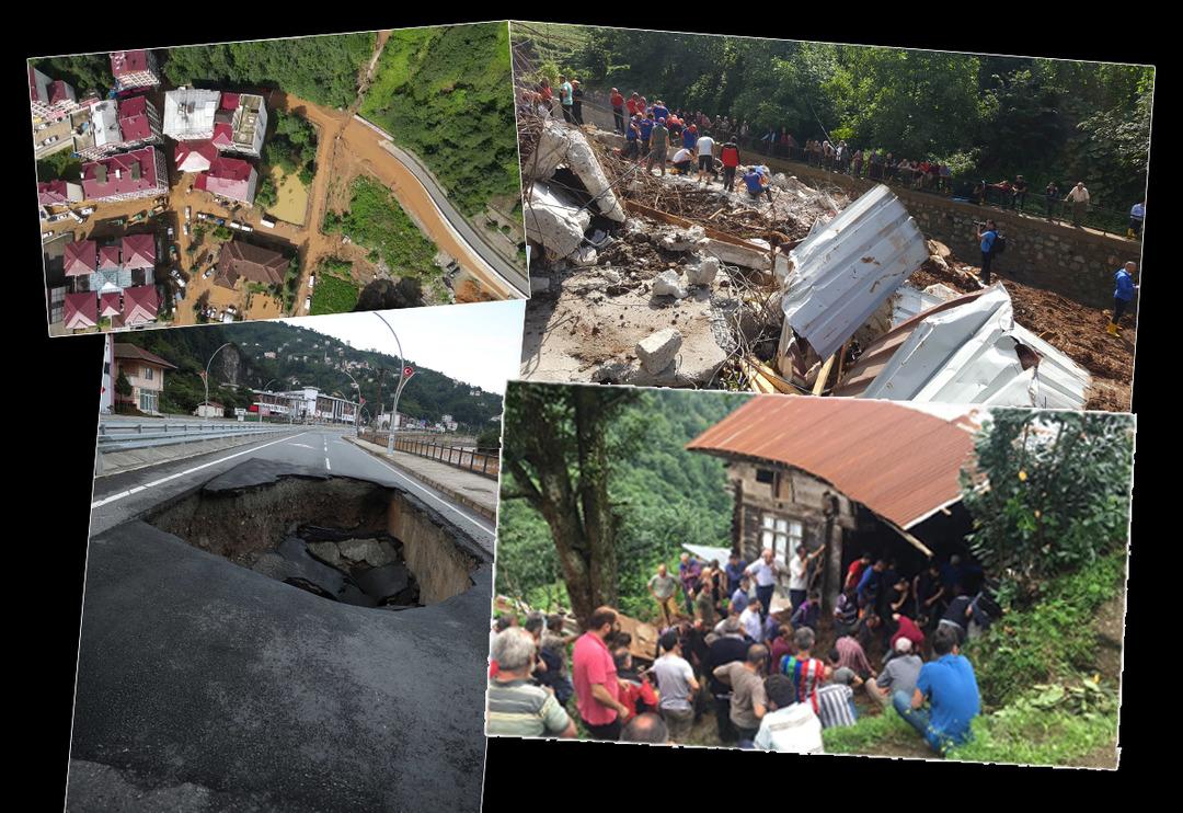 Rize'de sel kabusu! &Ouml;l&uuml; sayısı y&uuml;kseldi