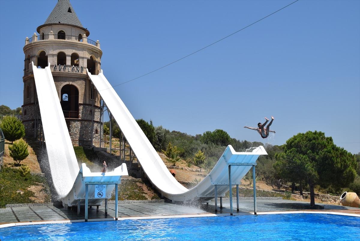 Aydın'da bunaltıcı sıcak nedeniyle sahiller doldu