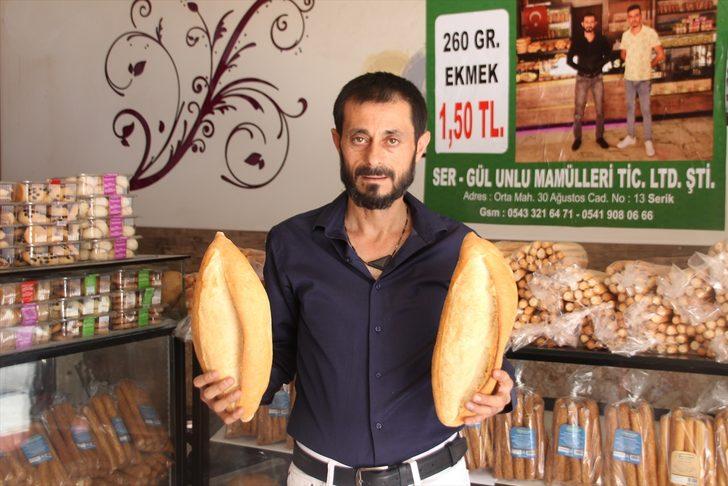 Antalya'da zam talep eden meslektaşlarına kızan fırıncı, ekmeği 1,5 liradan satışa sundu G3
