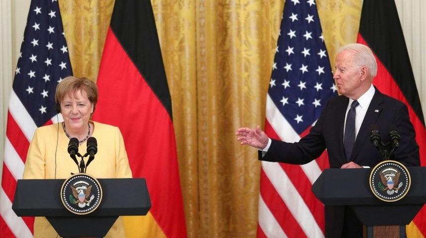 Biden-Merkel görüşmesi: 'Kuzey Akım 2 projesinde fikir ayrılıkları sürüyor'