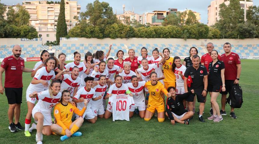 Kadın A Milli Takımı ikinci maçında da galip