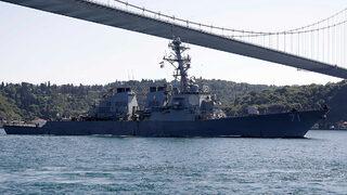 ABD savaş gemisi 21 gün sonra Karadeniz'den ayrıldı