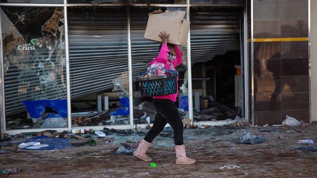 Yağma eylemleri Johannesburg kentine de sıçradı.