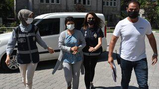 Samsun'da polis eşini öldüren kadın adliyede