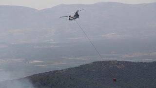 GÜNCELLEME - Hatay'ın Hassa ilçesindeki orman yangınına havadan ve karadan müdahale ediliyor