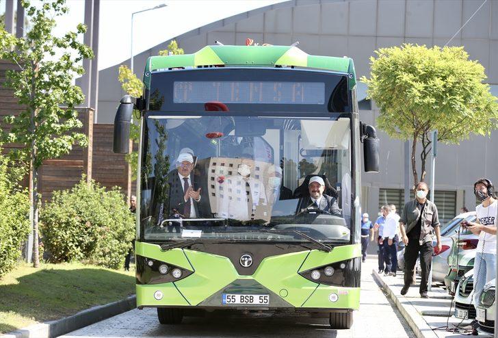 Yerli çevre dostu elektrikli otobüs Samsun'a hizmet edecek