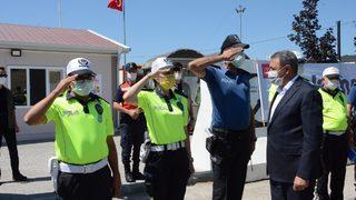 Balıkesir Valisi Hasan Şıldak, Kurban Bayramı öncesinde trafik denetimlerine katıldı: