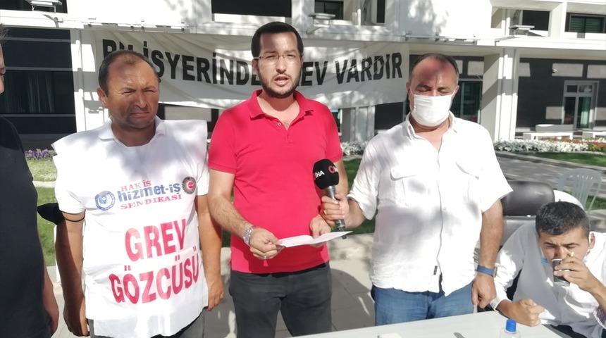Hizmet-İş'in Antalya Büyükşehir Belediyesinde 723 gündür sürdürdüğü grev sona erdi