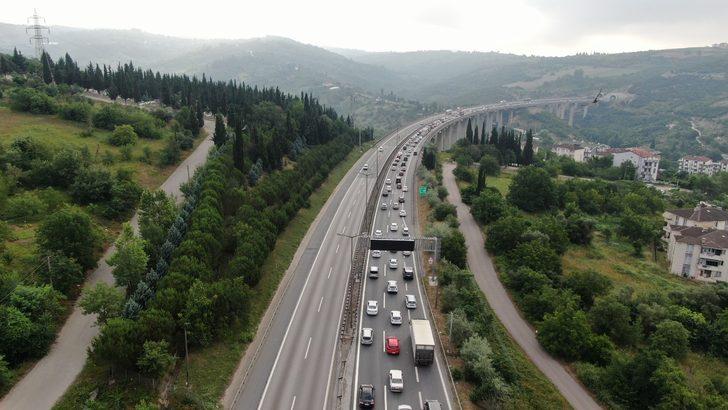 Bayram tatilinin ilk gününde TEM’de yoğunluk G1