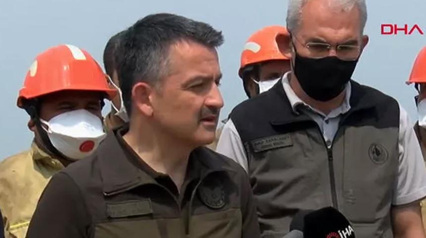 Bakan Pakdemirli'den Mersin ve Hatay'daki orman yangınlarıyla ilgili açıklama