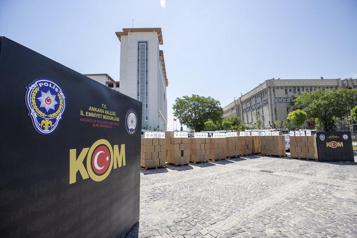Ankara'daki sahte içki operasyonunda 12 bin litre etil alkol ele geçirildi G4