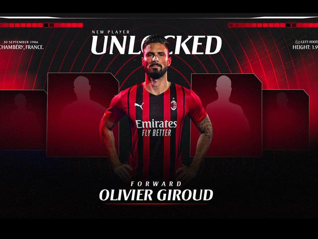 Yıldız forvet Olivier Giroud resmen Milan'da