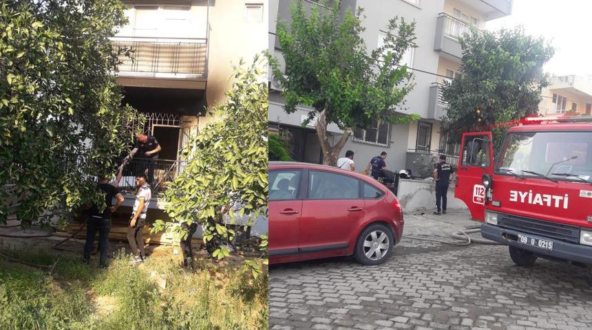 Klima bomba gibi patladı, tüm ev yandı