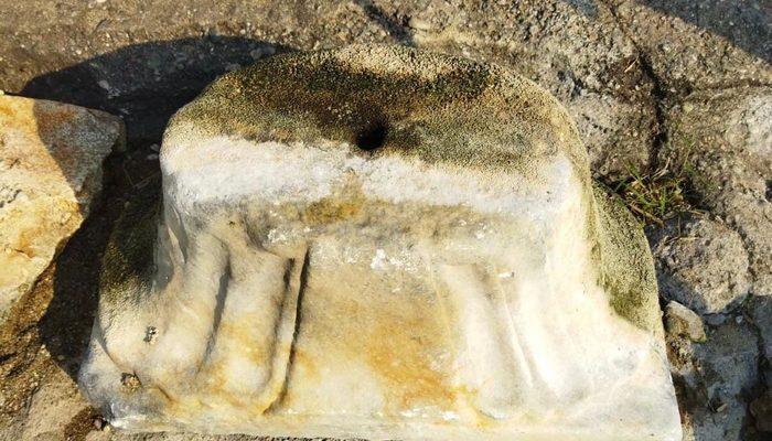 İznik'te göl kıyısında tarihi eser bulundu