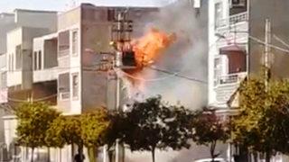 Şanlıurfa'da patlayan elektrik trafosu büyük korku yaşattı