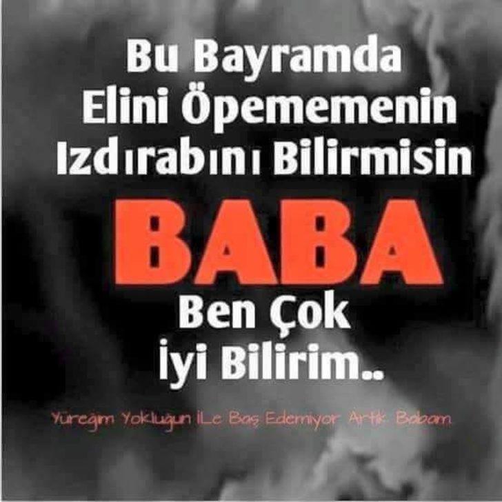 Ölen babaya bayram mesajı! Hüzünlü, duygusal ve resimli bayram mesajları! G5