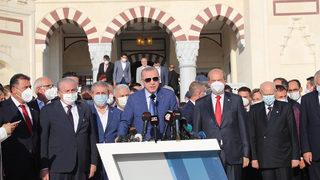 Cumhurbaşkanı Erdoğan'dan bayram sabahı önemli mesajlar