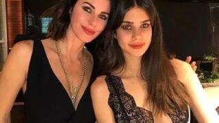 Defne Samyeli’nin büyük kızı şov yaptı! Derin yırtmaçlı süper minisi olay oldu