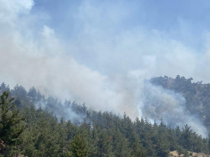 GÜNCELLEME - Kahramanmaraş'ta çıkan orman yangınına havadan ve karadan müdahale ediliyor G4